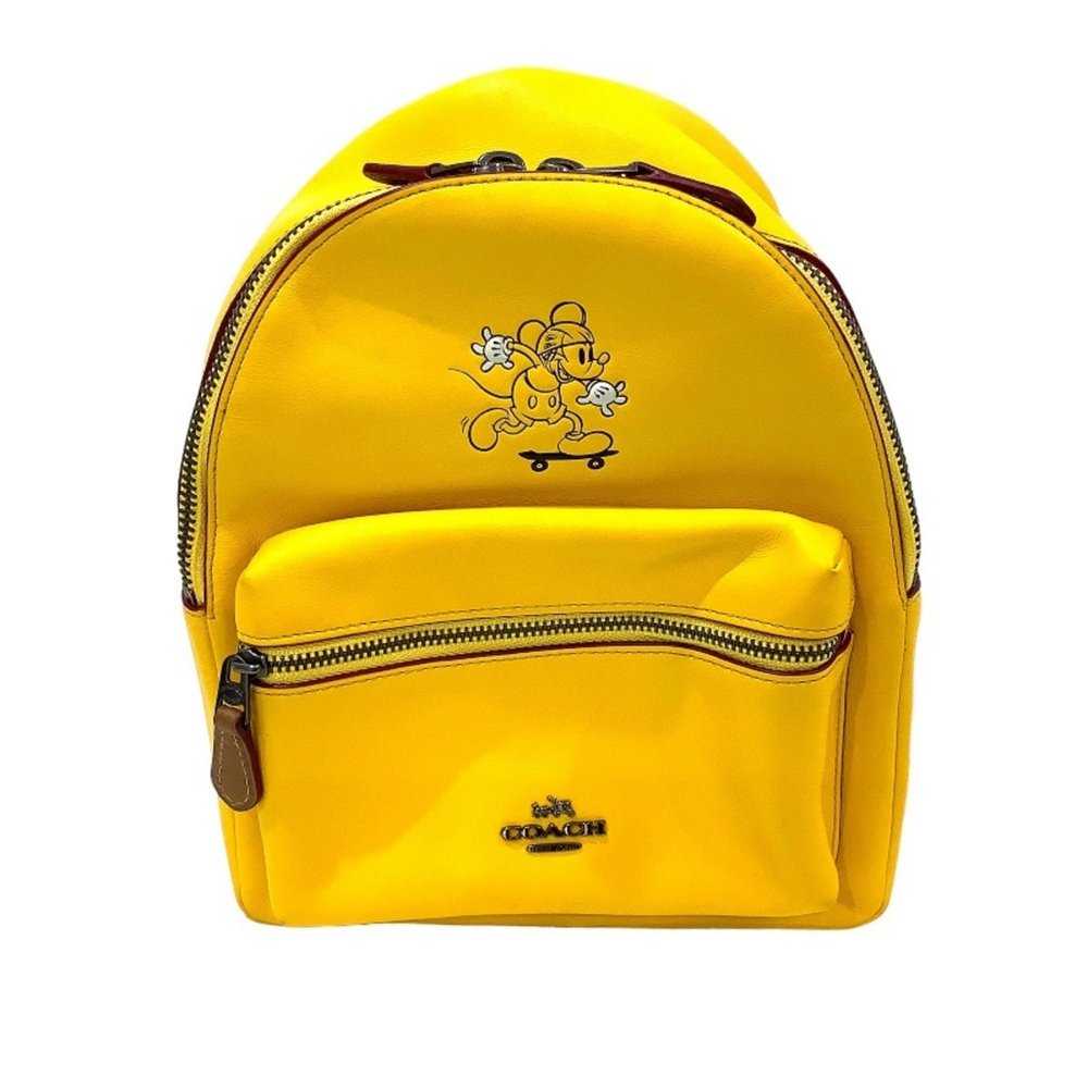 Coach [] Mickey Mouse Collaboration Rucksack Backpack… Gem